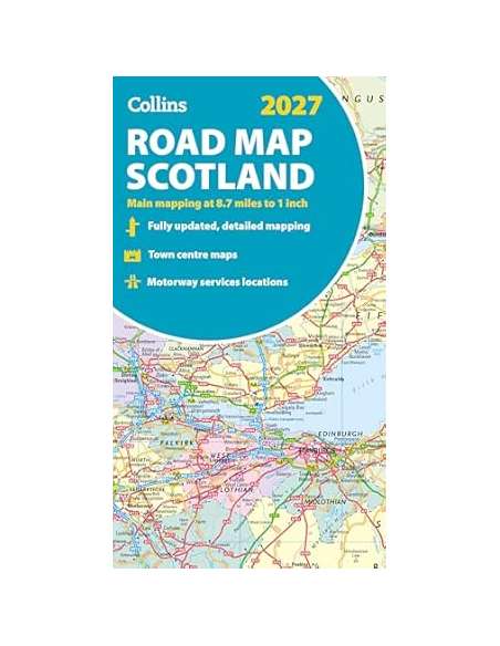 Road Map Scotland 2027 - Skócia térkép
