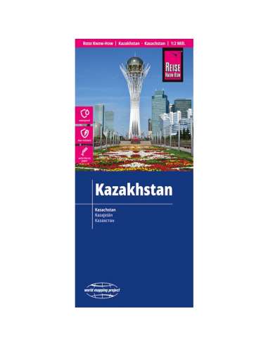 RKH Kazakhstan - Kasachstan - Kazahsztán térkép