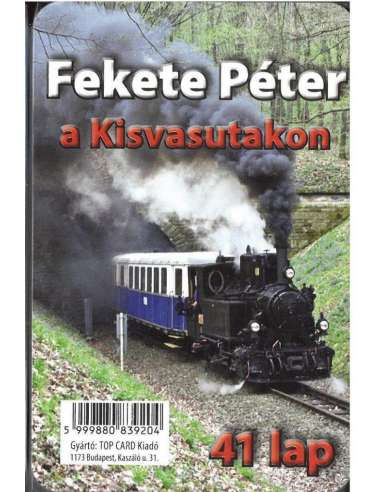 Fekete Péter a Kisvasutakon - kártya