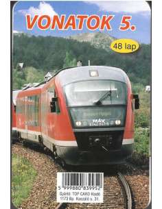 Vonatok 5. játékkártya