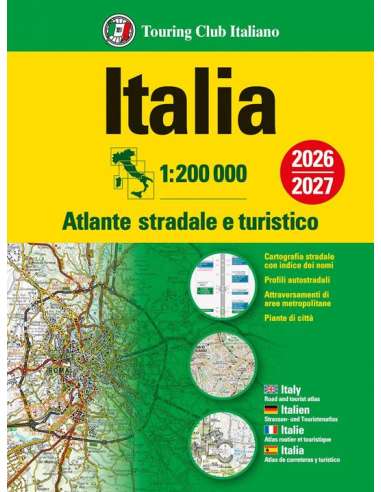 Italia Atlante stradale e turistico 2026-2027 -...