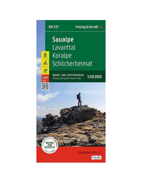 WK 237 Saualpe - Region Lavanttal - Koralpe - Region Schilcherland túratérkép