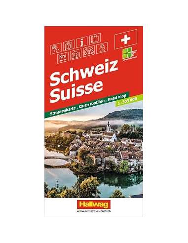 Switzerland - Suisse - Svájc térképe