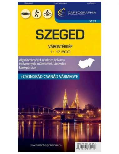 Szeged várostérkép - Csongrád-Csanád megye térkép