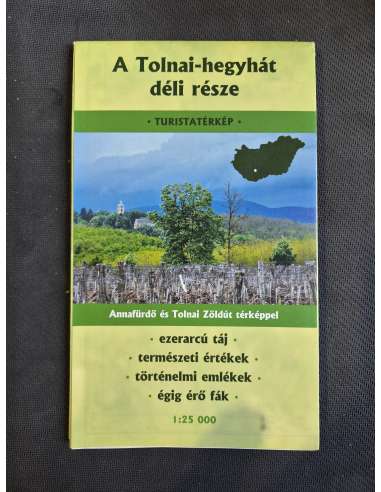 Tolnai-hegyhát déli része térkép