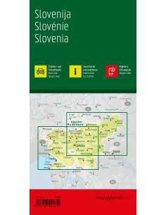 Szlovénia autós és szabadidő térkép / top tips 2