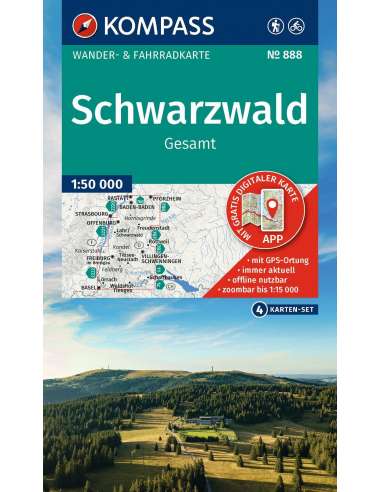 KK 888 Schwarzwald Gesamt - Fekete-erdő teljes...