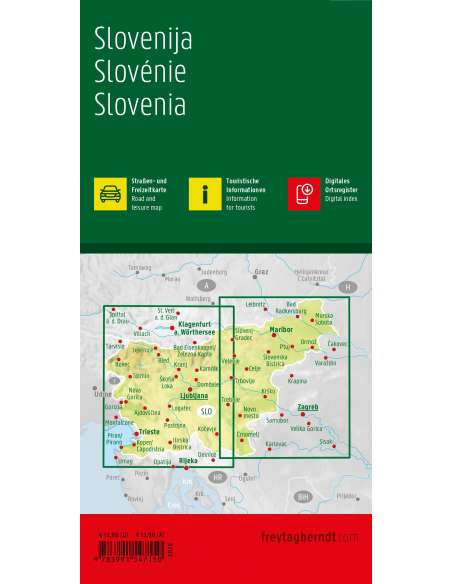 Szlovénia autótérkép