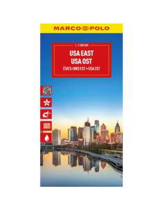 USA East - Usa kelet térkép - MARCO POLO