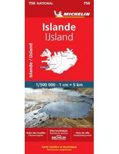 MN 750 Iceland - Izland térkép 2024