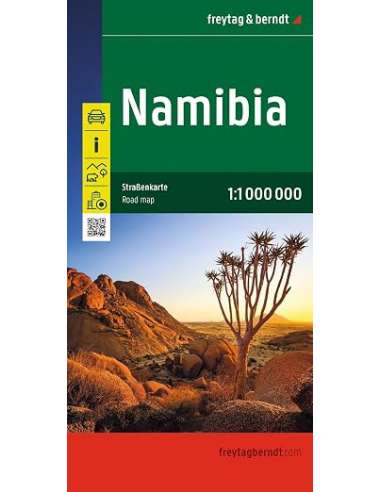 Namíbia térkép 2023