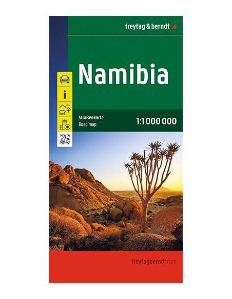 Namíbia térkép 2023