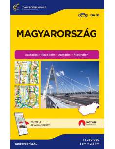 Magyarország (OA 01) autóatlasz - 2026