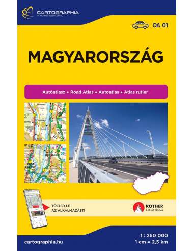 Magyarország (OA 01) autóatlasz - 2026