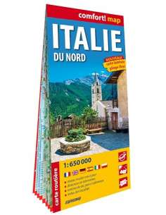 Italie du Nord - Észak-Olaszország Comfort!map térkép
