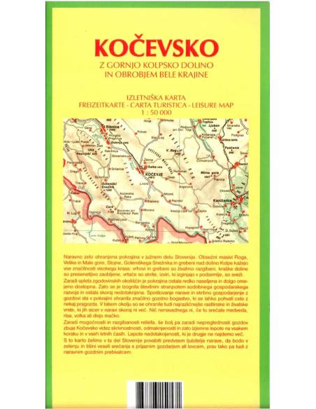 Kocevsko térkép