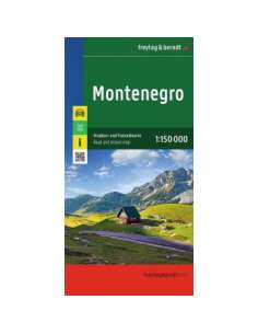 Montenegro autós és szabadidő térkép TOP TIPS