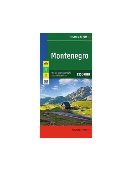 Montenegro autós és szabadidő térkép TOP TIPS