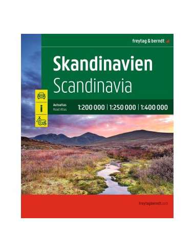 Skandinávia autóatlasz