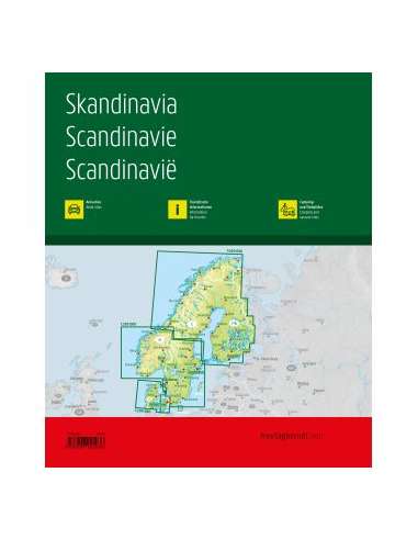 Skandinávia autóatlasz