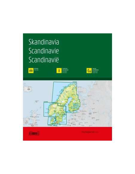 Skandinávia autóatlasz
