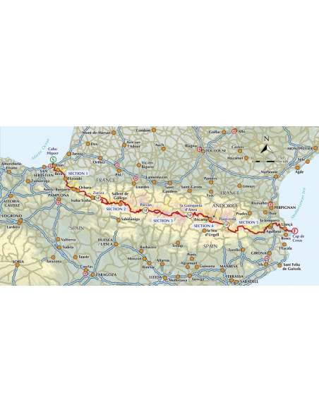 GR11 Trail Traverse Spanish Pyrenees - Spanyol Pireneusok túrakönyv