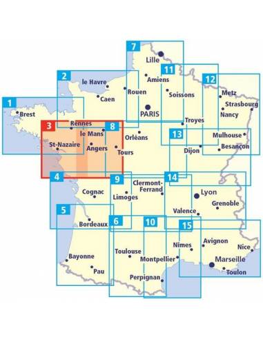 FR 3 Lower Loire Valley AA Road Map - Alsó...