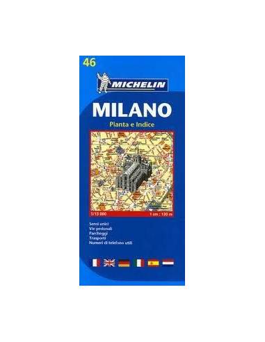 MN 46 Milánó térkép - Milano