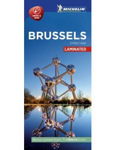 MN 9207 - Brussels - Brüsszel laminált térkép - Street Map