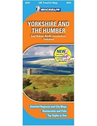 MN 604 Yorkshire and the Humber térkép