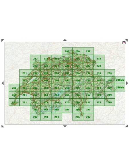 LZ 258 Bergün topográfiai térkép