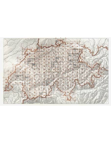 LZ 2501 St.Gallen és környéke topográfiai térkép