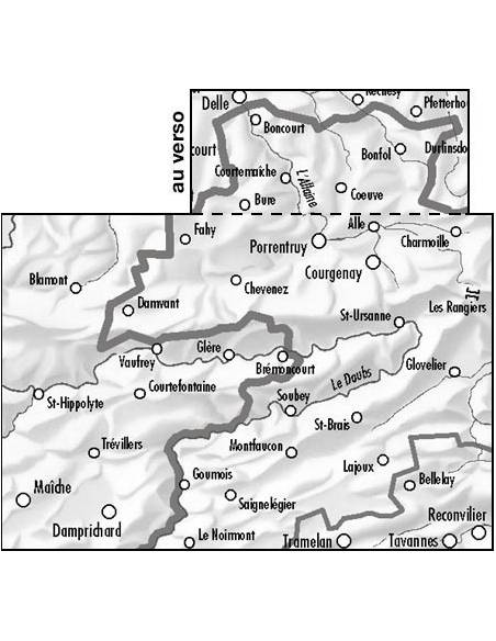 LT 222T Clos Du Doubs térkép