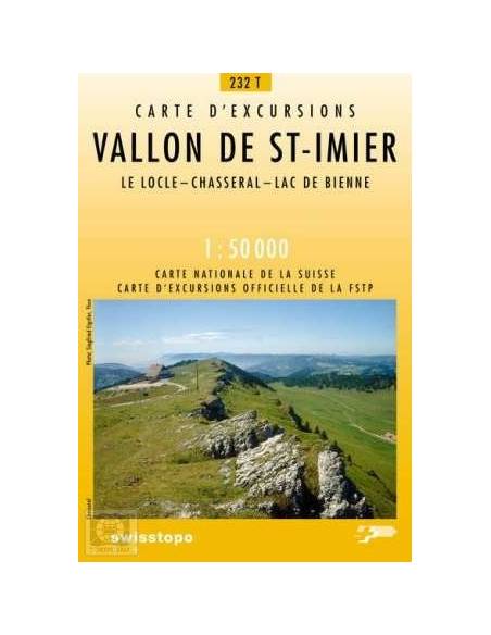 LT 232T Vallon De St-Imier térkép
