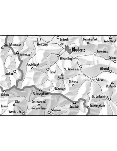 LT 238T Montafon térkép