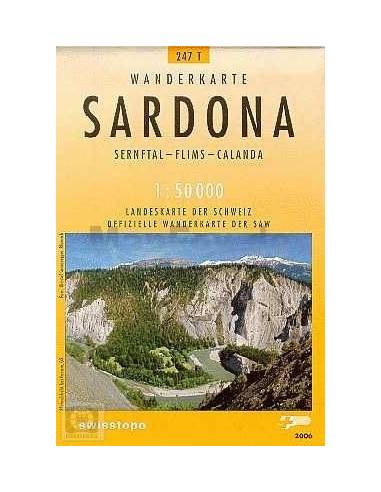 LT 247T Sardona térkép