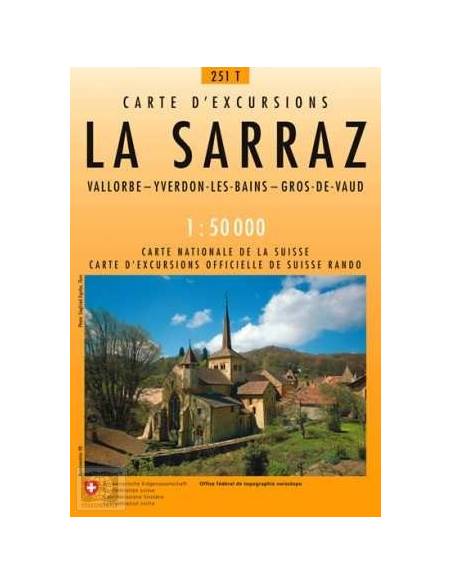 LT 251T La Sarraz térkép
