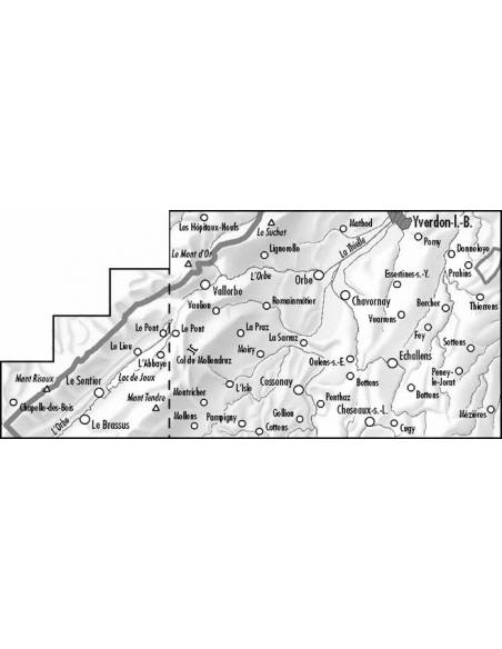 LT 251T La Sarraz térkép