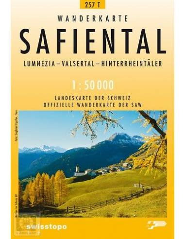 LT 257T Safiental térkép
