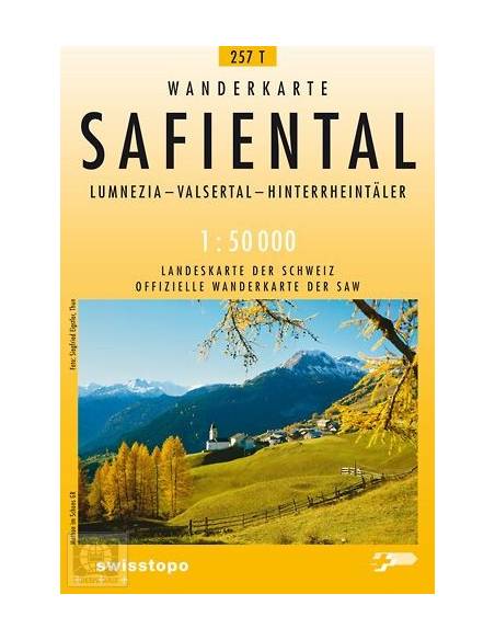 LT 257T Safiental térkép