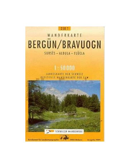 LT 258T Bergün / Bravuogn térkép