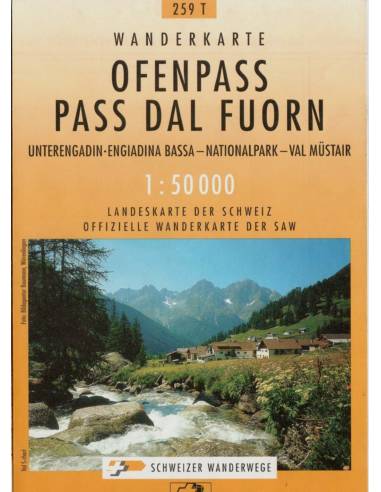 LT 259T Ofenpass / Pass Dal Fuorn térkép