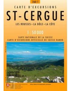 LT 260T St-Cergue térkép