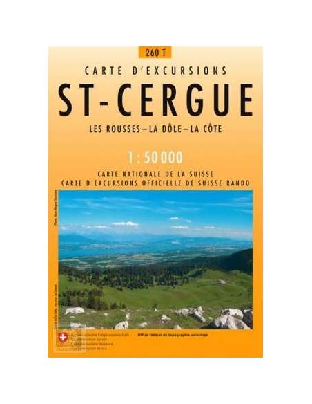 LT 260T St-Cergue térkép