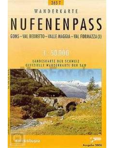 LT 265T Nufenenpass térkép