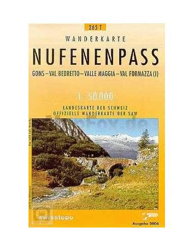 LT 265T Nufenenpass térkép