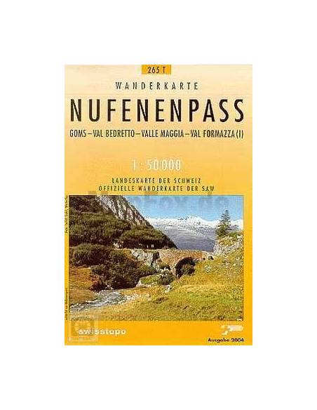 LT 265T Nufenenpass térkép