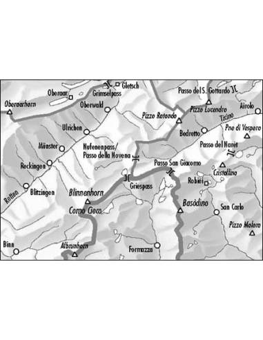 LT 265T Nufenenpass térkép