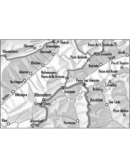 LT 265T Nufenenpass térkép
