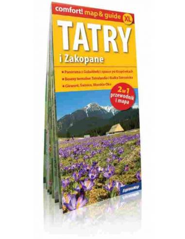 Tatry i Zakopane Comfort! map & guide XL- Tátra...